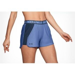 Under Armour Shorts Womens XXL Purple Blue Play Up 2.0 Athletic‎ Pockets Workout